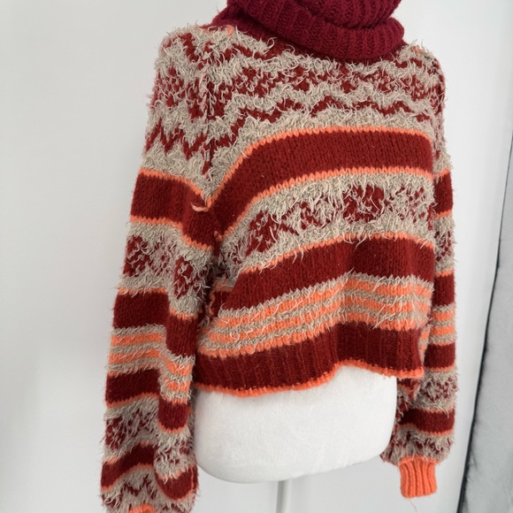 Free People Check Me Out Pullover in Holly Berry - Picture 5 of 12